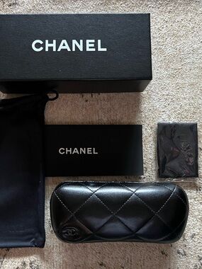 CHANEL Eyeglasses with case and box